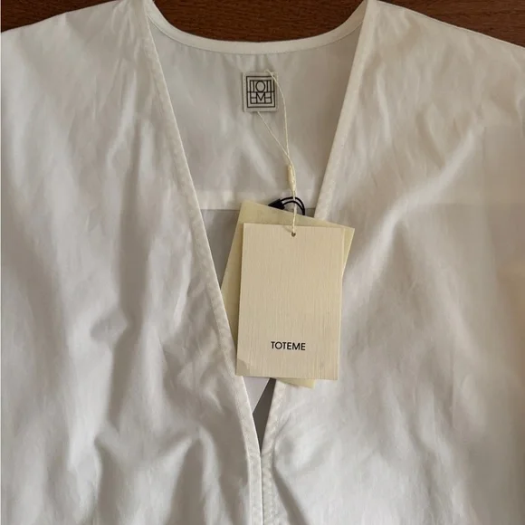 Toteme V neck Cotton Shirt